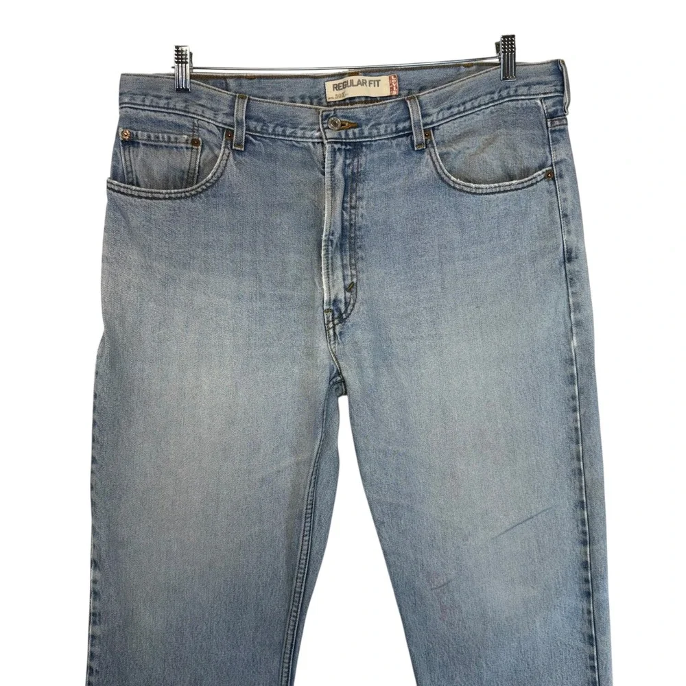 Levi's 505 Mens Jeans‎ Light Wash Regular Fit Denim Pants 90s Vintage 40x30